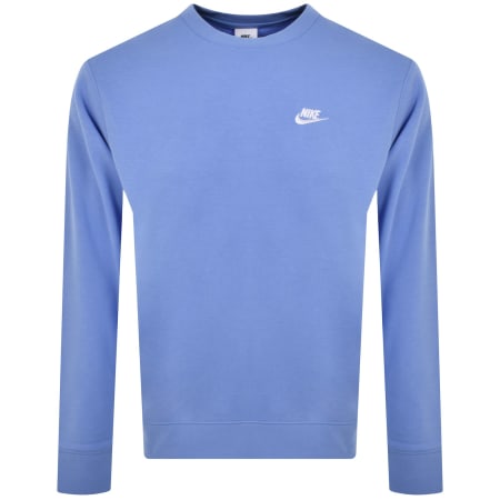 Nike crewneck sweatshirt navy hot sale